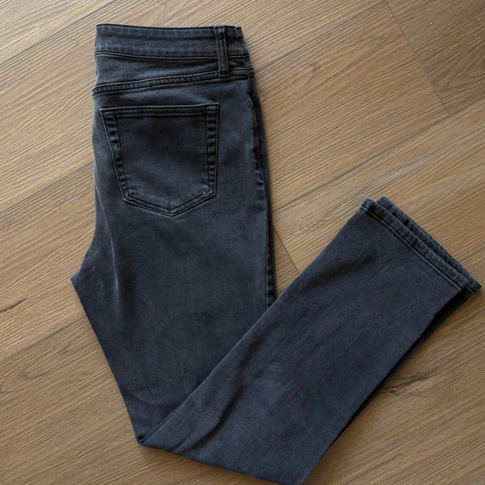 St. John's Bay Charcoal Straight Leg Jeans